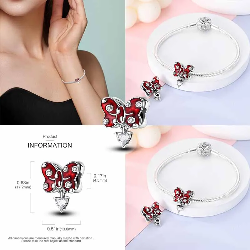 New 925 Sterling Silver Beads Angel Castle Pyramid Pendant Dumbbell Earphones Life charms Original Gift For Mom Jewelry Making