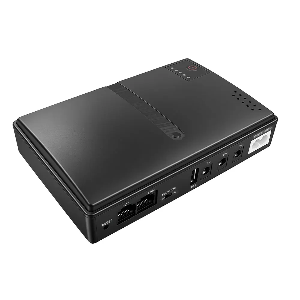 UPS-Batterie-Backup 18W Unterbrechungsfreie Stromversorgung 5V 9V 12V Router Optischer Cat Eingebauter Adapter Zuverlässige Notstromversorgung – Detail 11