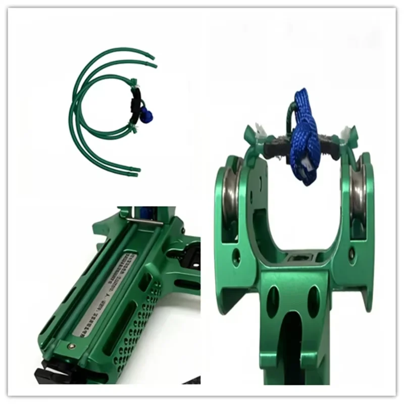G5 Slingshot 4-Strand Rubber Band Built-in Magnet Hand Grip Shooting Accessory 4 Strand 1636 Round Rubber Band Built-in 3mm