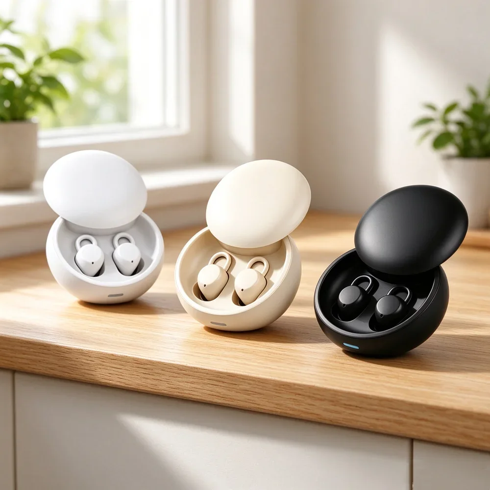 TWS Bluetooth Earphones Bluetooth Headset Feature Delicate Sound Details Secure Fit Touch Control To Adjust Volume