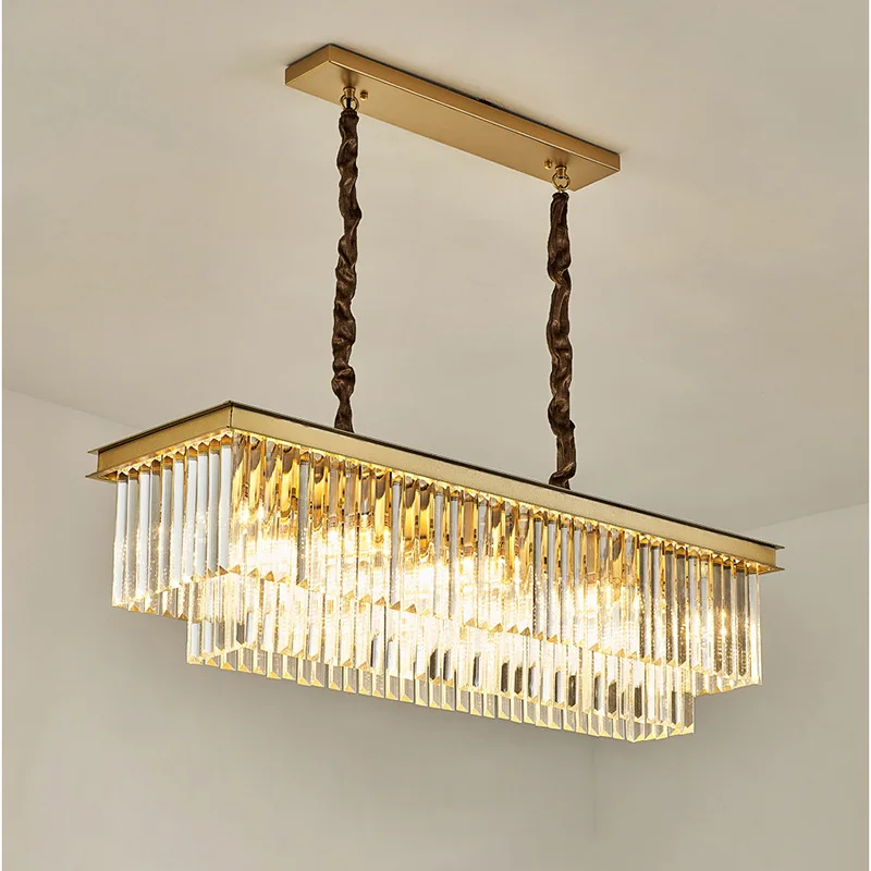 

luxury crystal chandelier simple postmodern bar restaurant home living room bedroom exhibition hall led chandelier