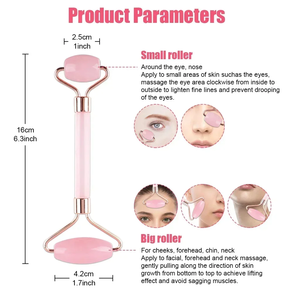 Facial Massager Roller Gua Sha Scraper Board Face Massage Acupoint Guasha Neck Face Lifting  Wrinkle Remover Beauty Skin Care