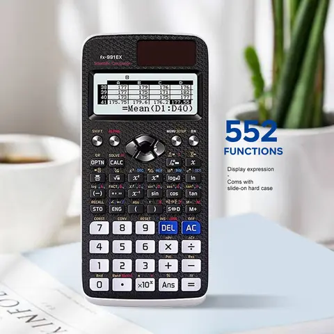 Multifunctional science function calculator-552function Specially designed for student exams, economical packaging，High-End Appe