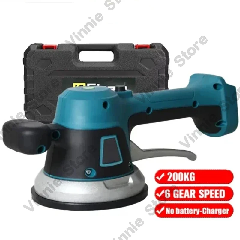 6 Speed Tile Laying Machine Tile Vibration Leveling Machine Cordless Tile Installation Power Tool for Makita 18V Battery