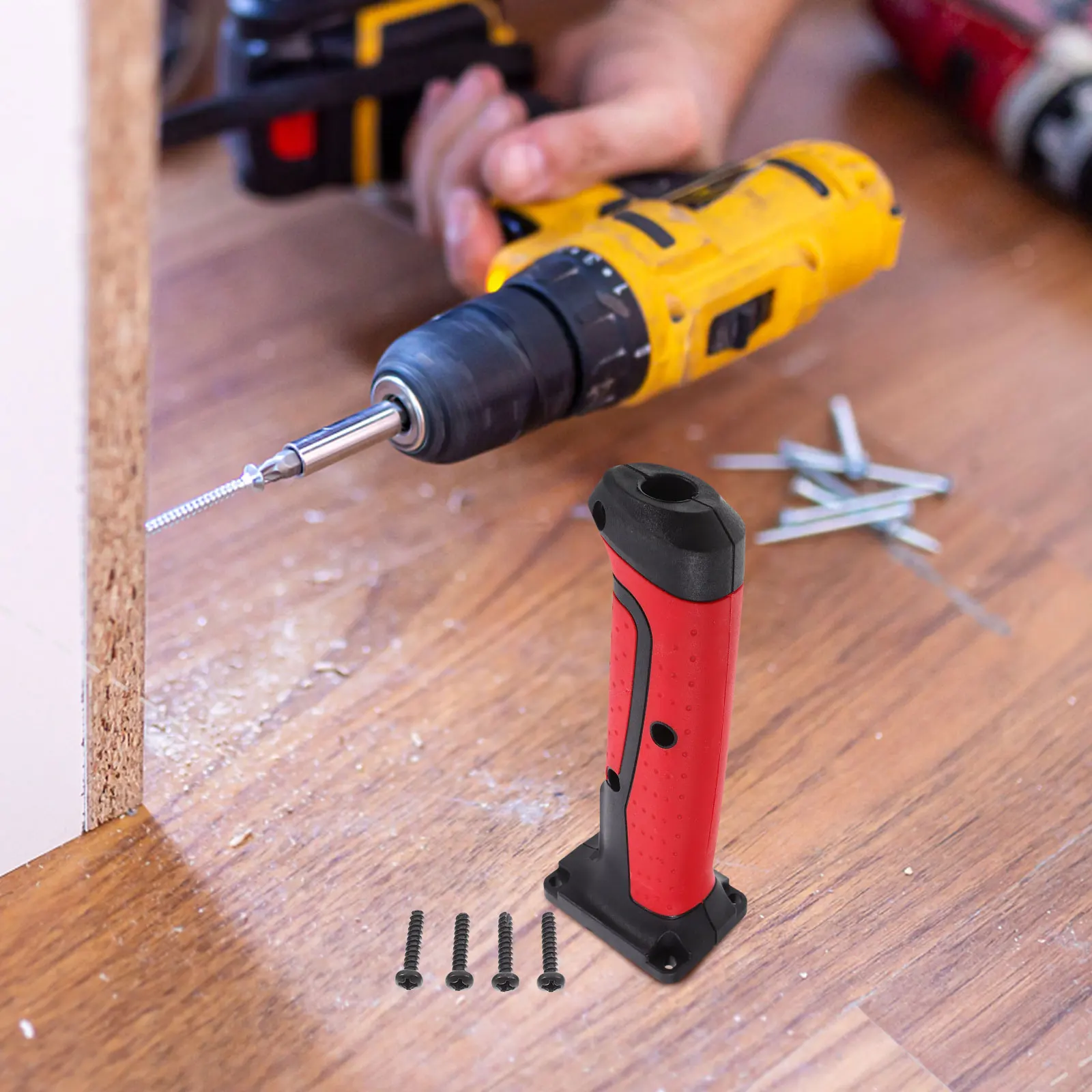

Universal 16mm Electric Drill Switch Handle Red Replacement for Drill Accessory Power Tool
