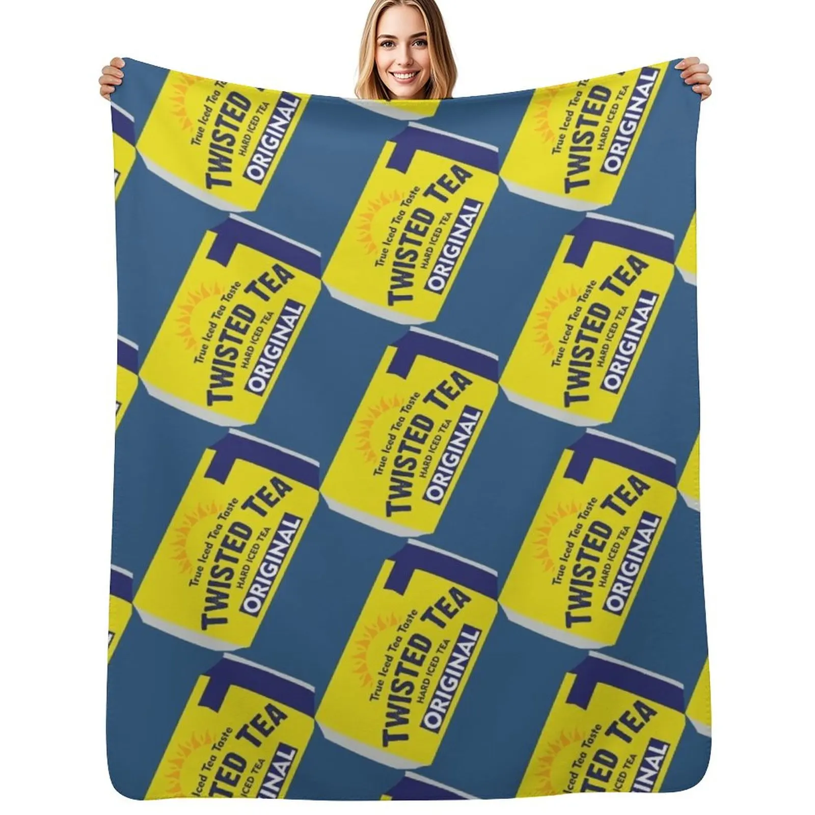 Twisted tea (2) Throw Blanket Kid'S Decorative Sofas Camping blankets and throws For Baby Summer Beddings Blankets