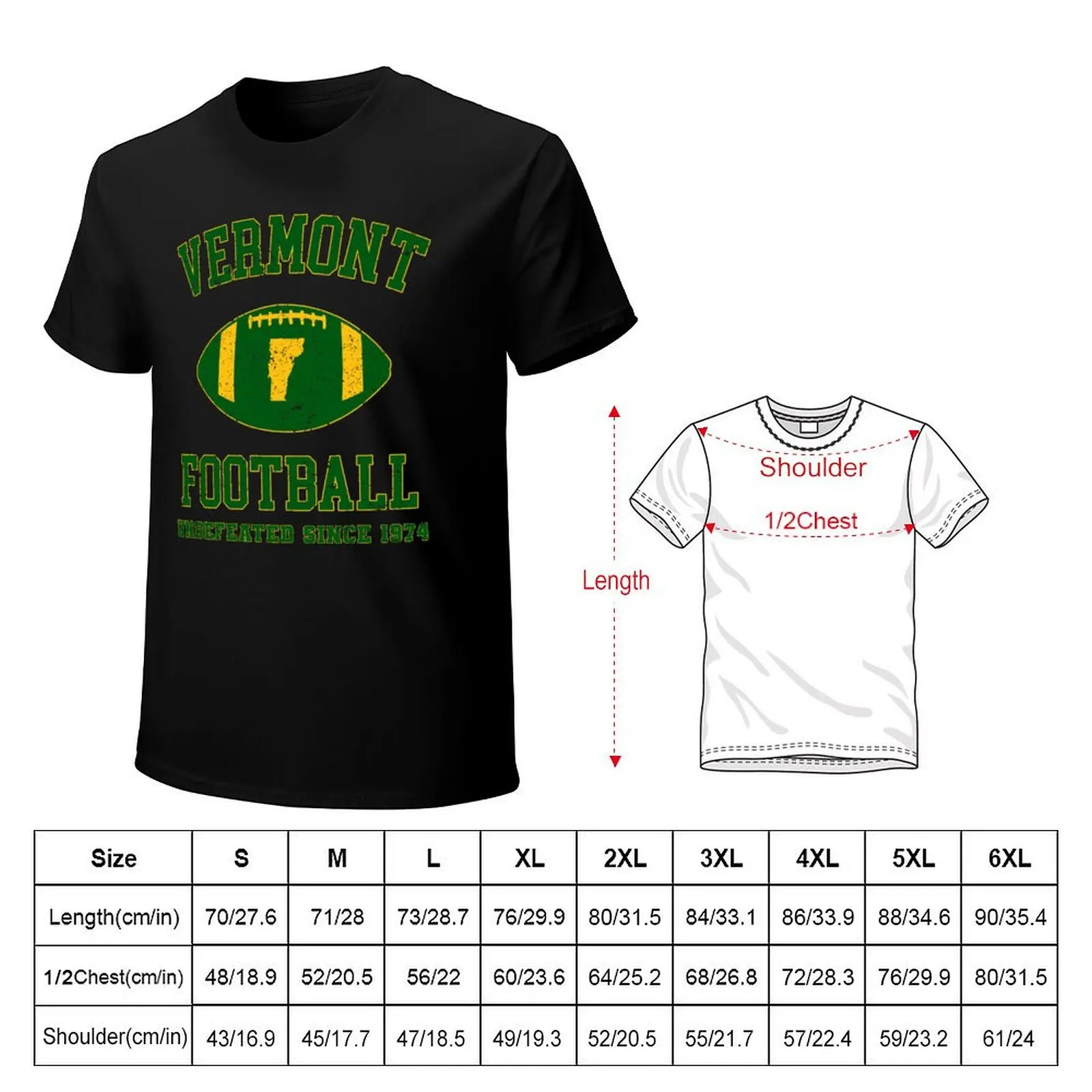Undefeated Since 1974 T-Shirt Trendy Pattern T-Shirt for Men