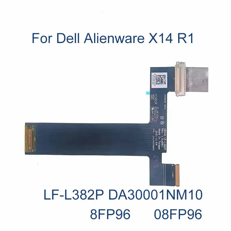 Laptop fpc lcd display kabel für dell alien ware x14 r1 hds41 LF-L382P da30001nm10 8 fp96 08 fp96 monitor bildschirm anschluss kabel