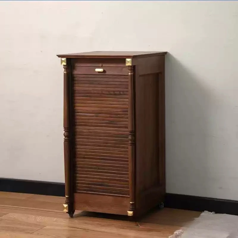 

North American Black Walnut, Adult Eastlake Cabinet Drawer Jewelry Wenwan Storage Cabinet Medieval