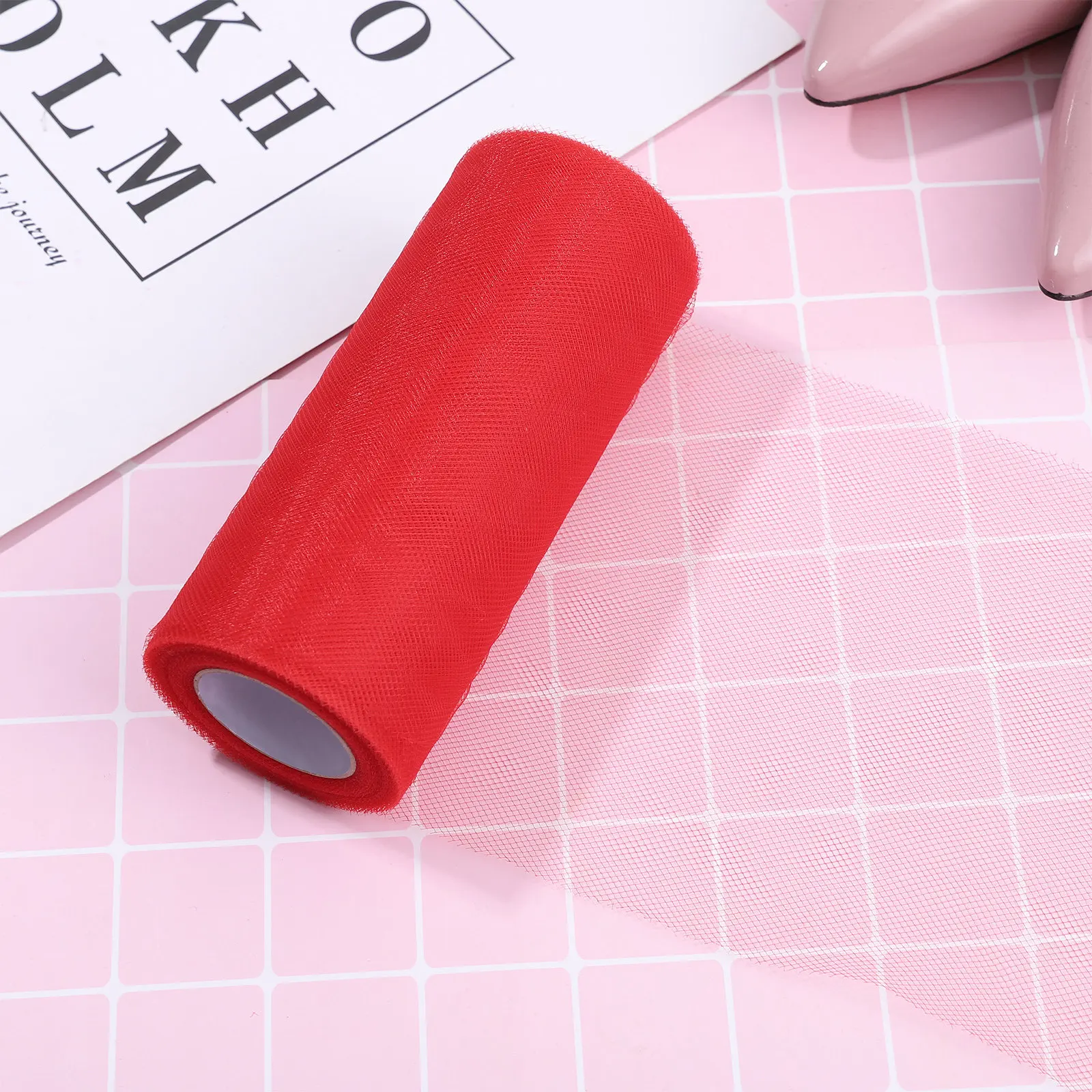 25 Yard Red Tulle Roll Spool P - đánh giá và giá Sewing Roll