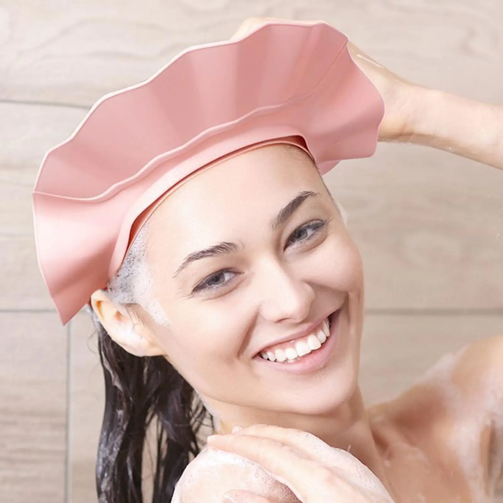 Baby Bath Visor Splash-Proof Adjustable Shampoo Shower Protection Hat Baby Hair Wash Hat for Toddler Adults Children Boys Girls