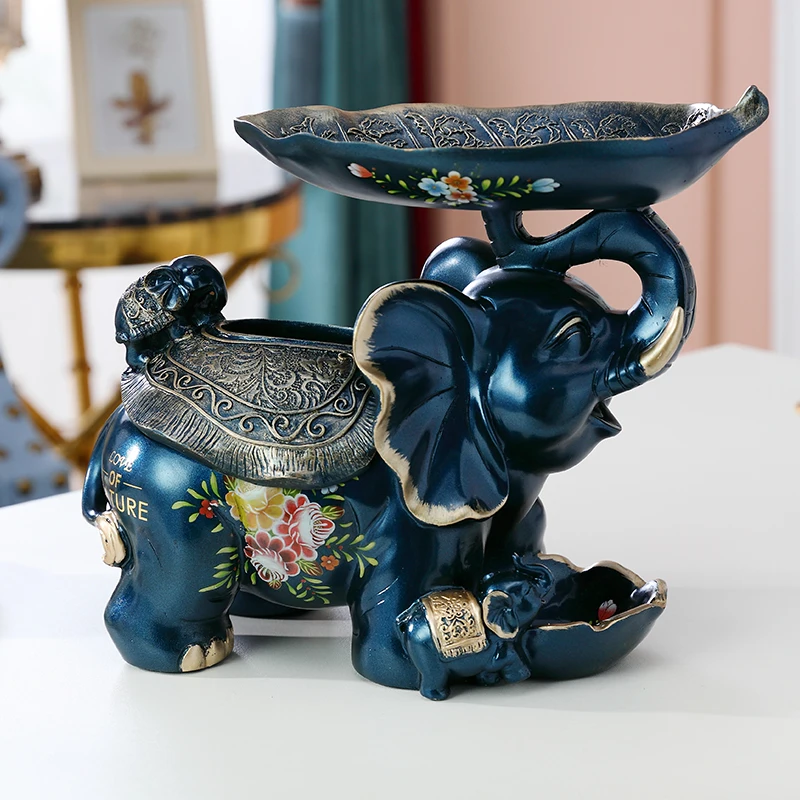 European-style lucky elephant tissue box cute creative decoration guest