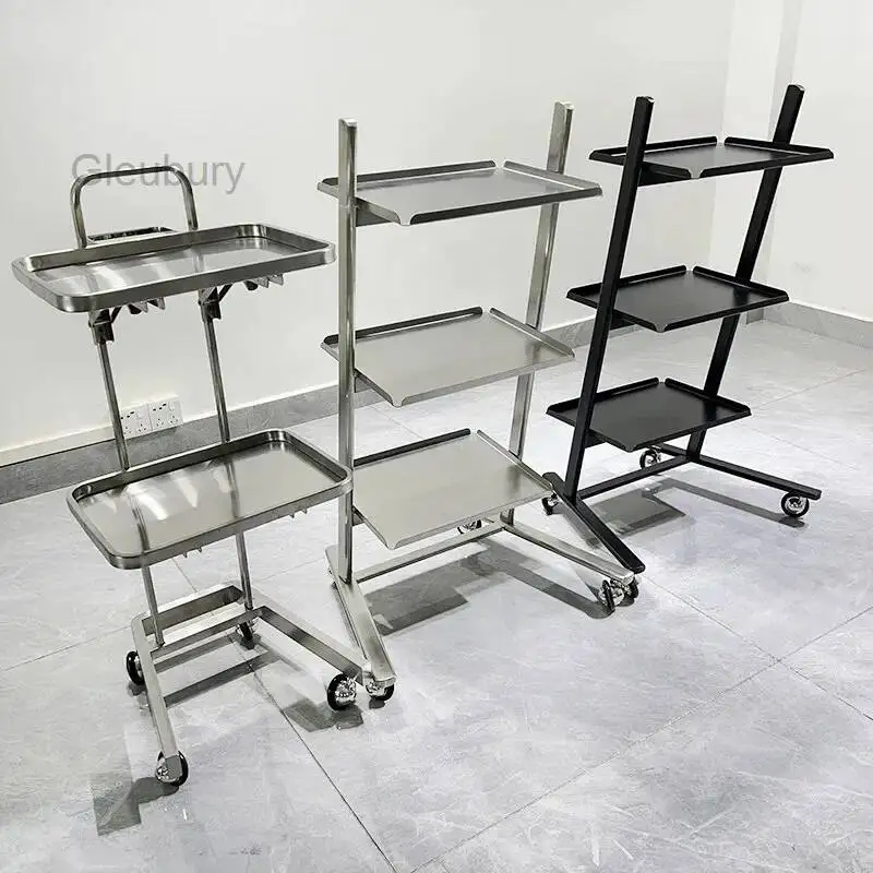 Carrito de Salón Minimalista Moderno de Lujo, Carrito Profesional para Salón de Belleza, Carrito de Almacenamiento, Muebles de Salón
