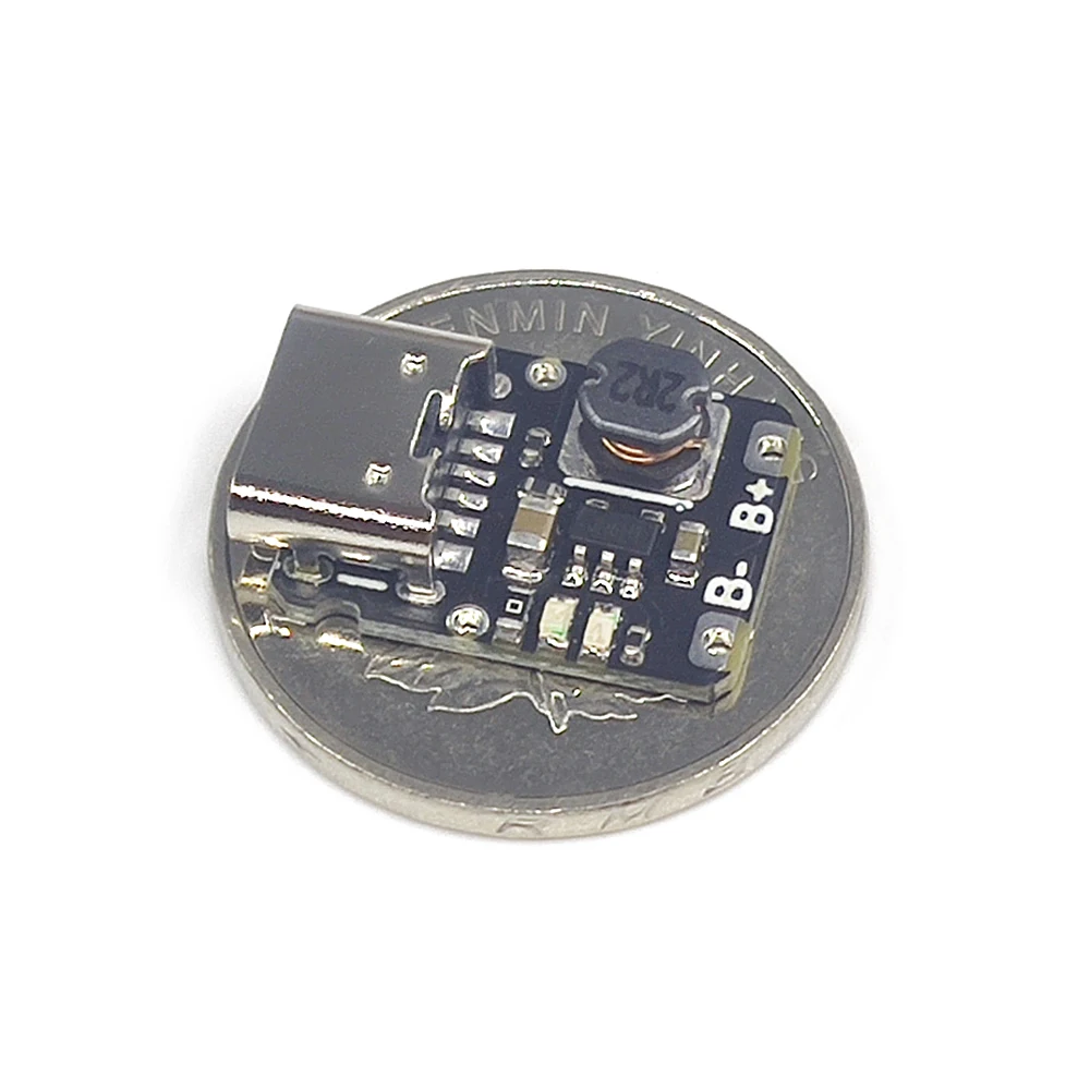 Type-C 5V Charge Discharge Integrated Module 3.7V 4.2V 18650 Lithium Battery Charging Boost Power Board Step-up Charge Module