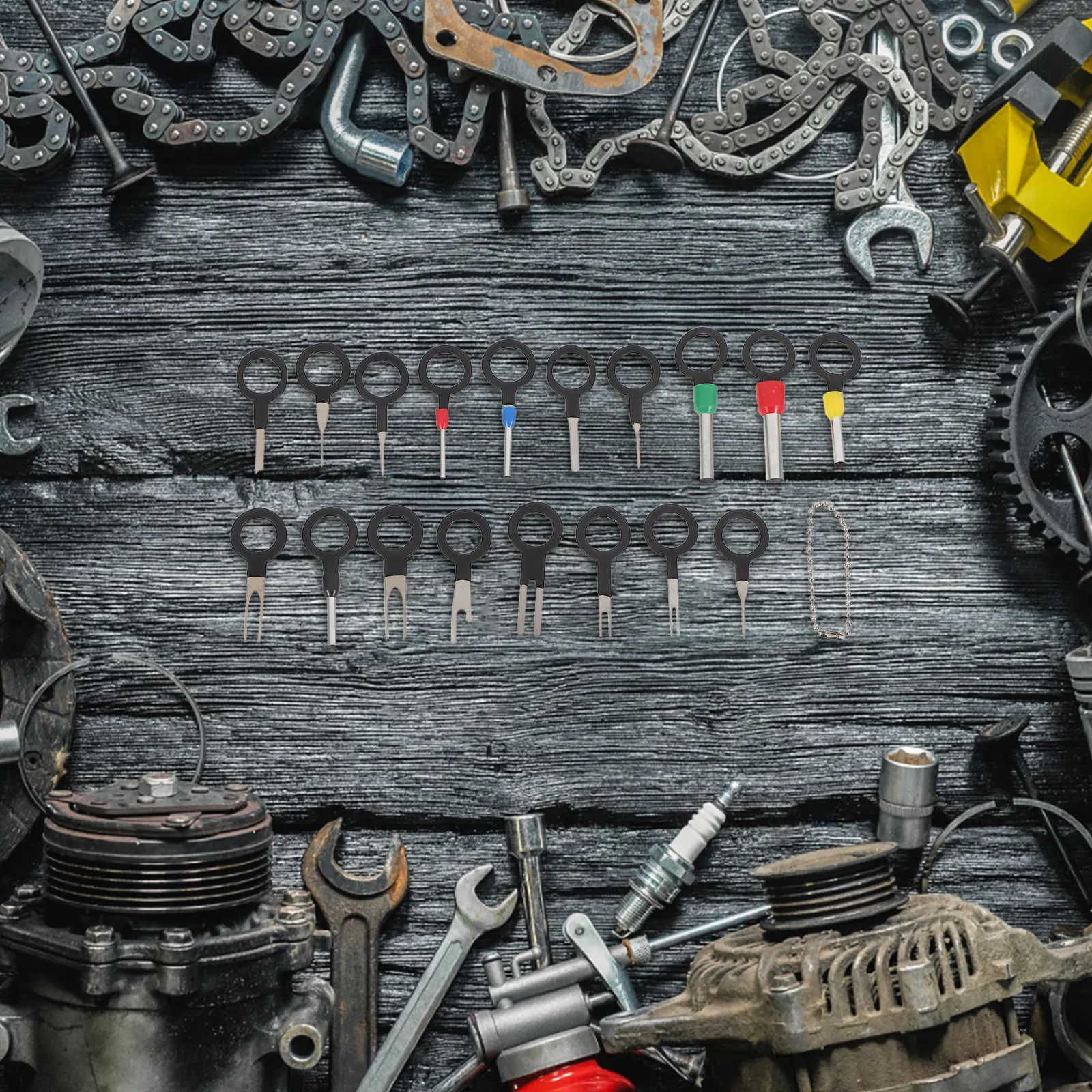 500Pcs Automotive Electrical Connector Kit Wire Terminal Pins Heat-Resistant Waterproof Dustproof -and-Play for Car