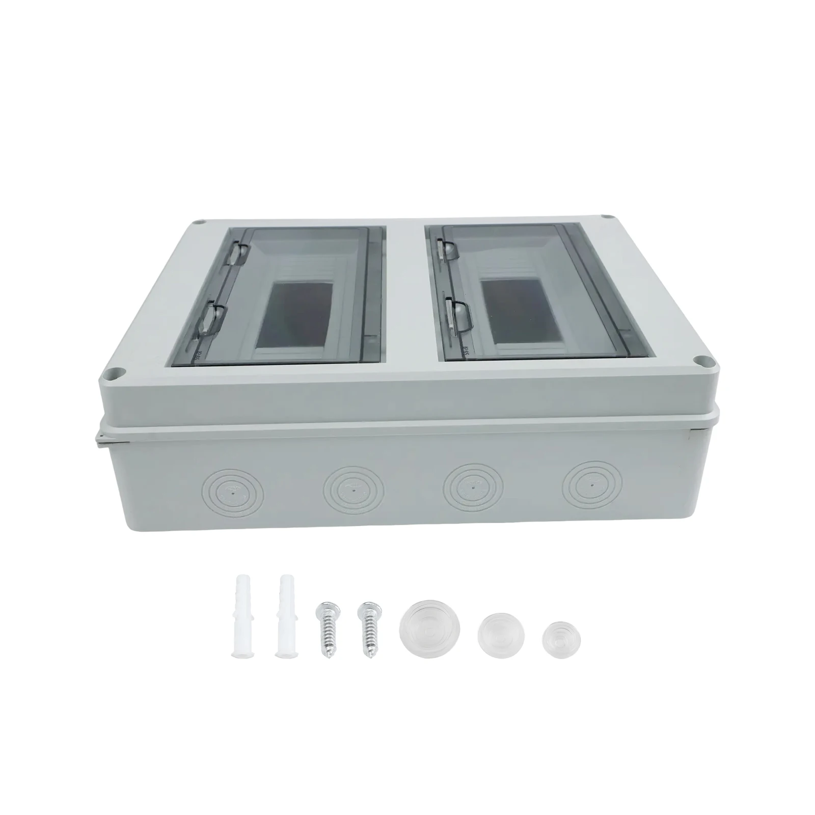 24 Circuits Box Distribution Box Wiring Project 37*27.5*11CM Electric Box Railway Application Wiring Knock-out Holes