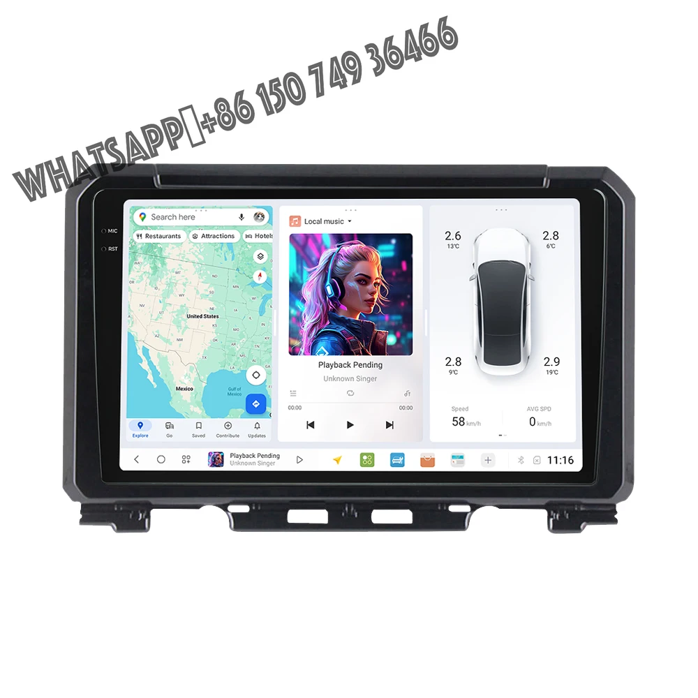 

New 8core 360 Camera Car-play Auto Car Gps Navigation MEKEDE DUDU7 Android 2k Qled Screen for Suzuki Jimny 2018-2020