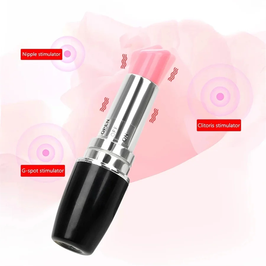 Lipstick Vibrator Bullet Vibrator Mini AV Stick Clitoris Stimulator G Spot Massager Waterproof Masturbator Sex Toys For Woman