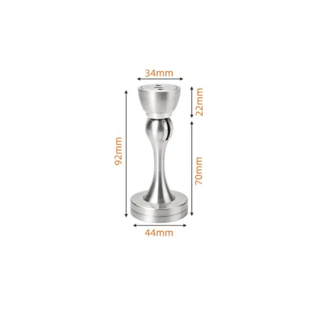 Silent Door Catch Magnetic Door Stopper Sturdy Zinc Alloy Construction Strong Magnetic Hold Silent Operation Mechanism