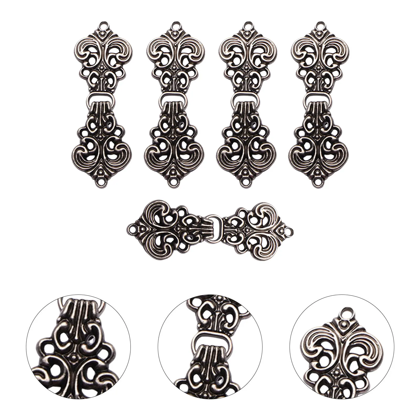 

Cloud Alloy Buckle For Cheongsam Dress Cardigan Shawl Clasp Clothing Fastener Sewing Crafts