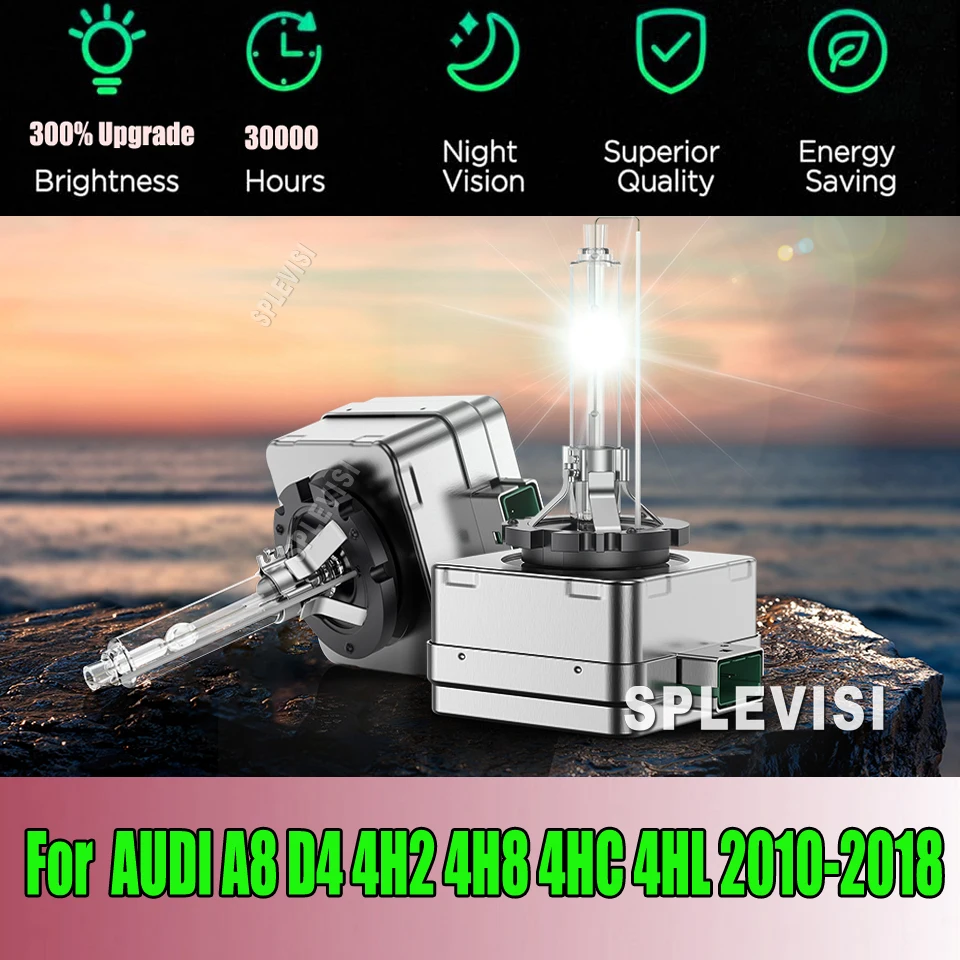 

35W D3S HID лампа для фар с коротким временем запуска и высоким потоком света для AUDI A8 D4 4H2 4H8 4HC 4HL 2010 2011 2012 2013 2014-2018