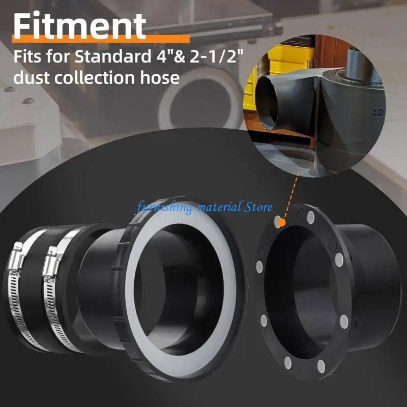 Y5GD 15Pcs permanent Dust Collector Fittings Simple Assembly For Equipment