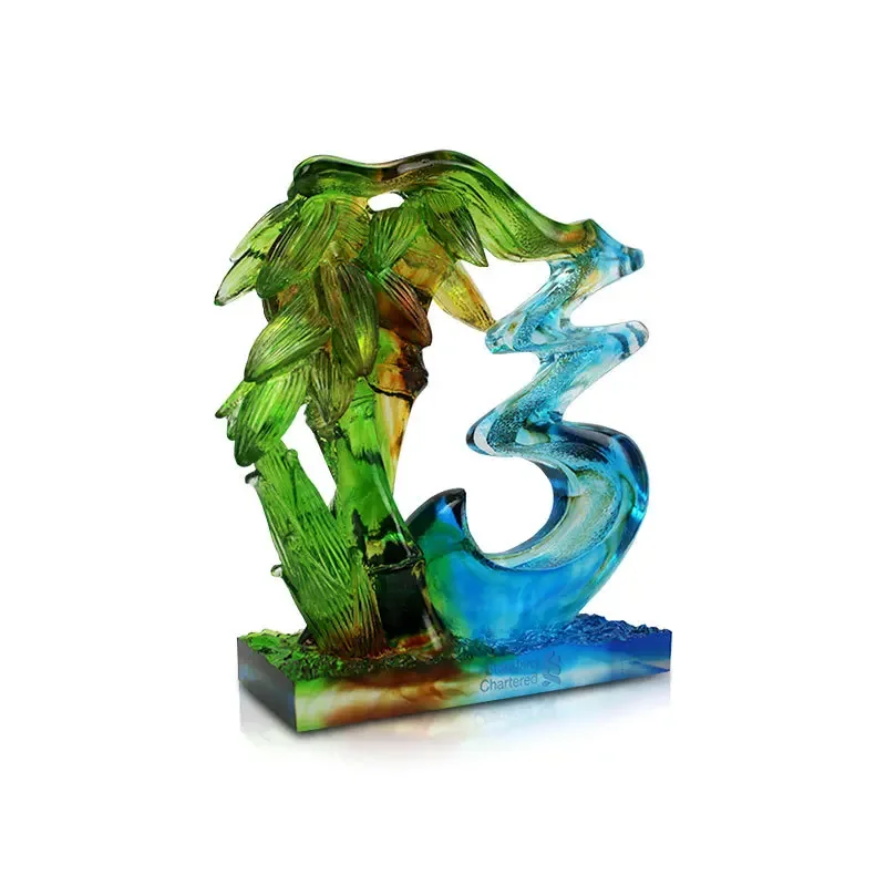 

Glazed Chinese Creative Bamboo Blessing Crafts Ornament Birthday Gift Company Corporate Event Opening Ceremony