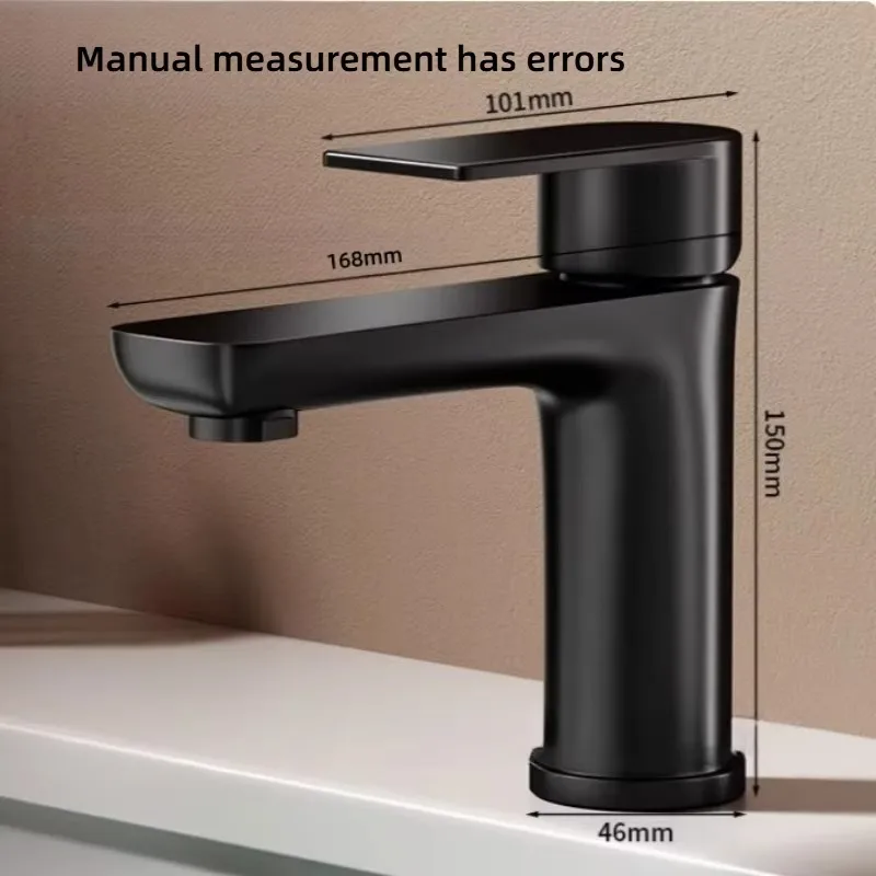 For High Quality Hot Selling Stainless Steel Faucet Washbasin Sink Hot and Cold Water Home Bathroom Kitchen Cabinet Washbasin