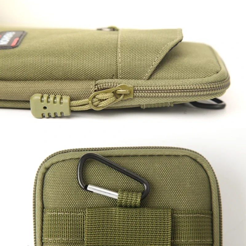 Nylon militar Fanny Pack para homens, Molle ao ar livre, bolsa de telefone, bolsas de camping e caça, nova bolsa de cintura, EDC Gear