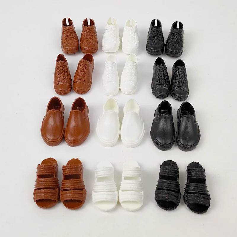 1 Paar Mode Puppen schuhe für Ken Boy Puppe Turnschuhe Schuhe Hausschuhe 1/6 männliche Puppen Zubehör für Barbies Freund Prinz Ken