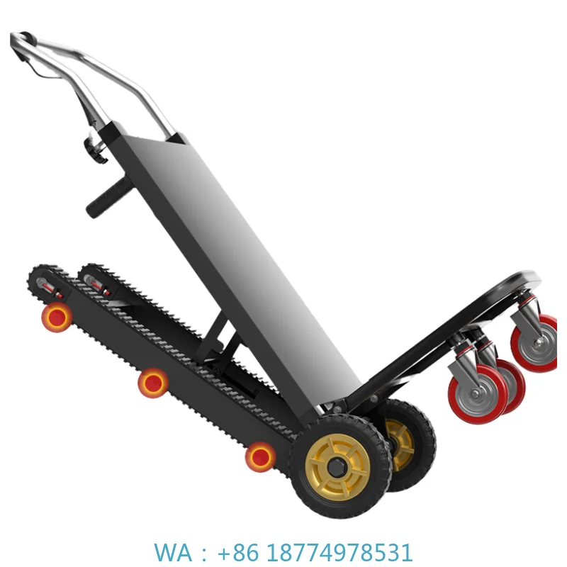 Nieuwe collectie draagbare 300 kg tillen industriële winkelen tool professionele elektrische trapklimmen crawler vierwielig