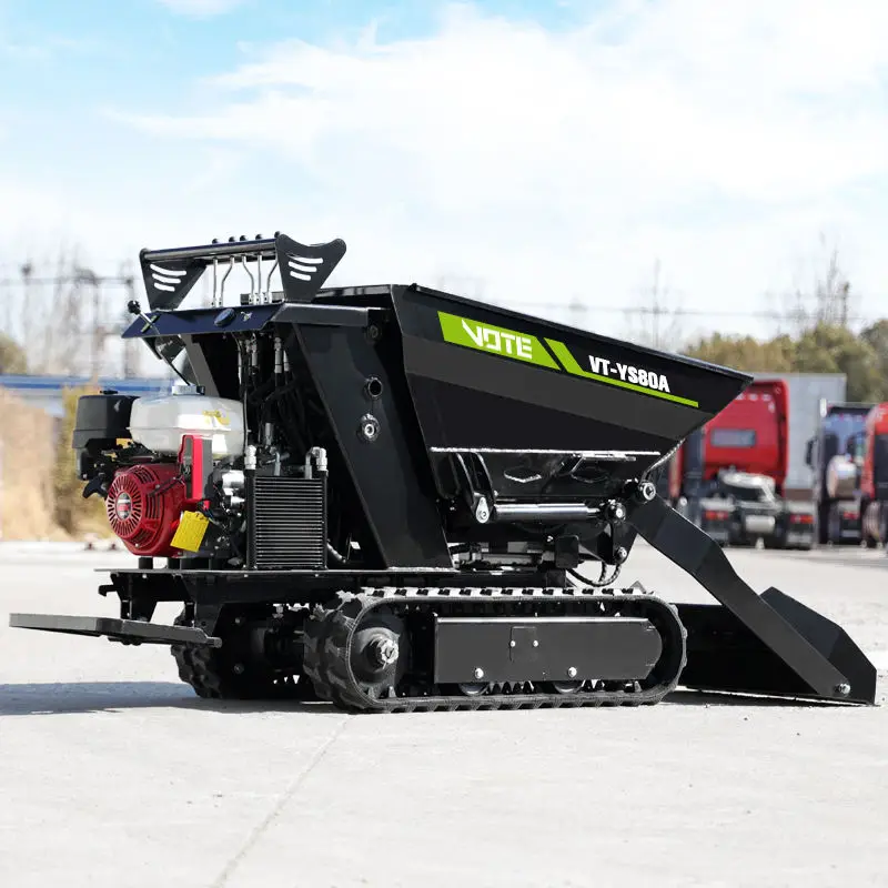 Customized Mini Crawler Dumper Self-Loading Tracked Dumper for Sand Gravel and Construction Material Handling