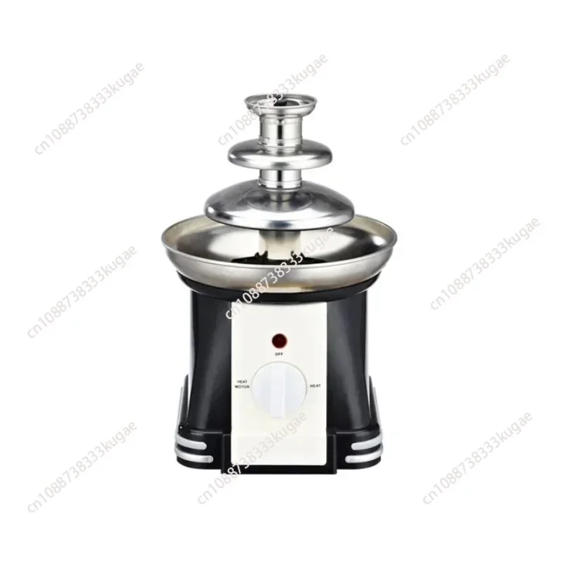 3 Tiers Chocolate Fountain Melting Pot Electric Mini Chocolate Fondue