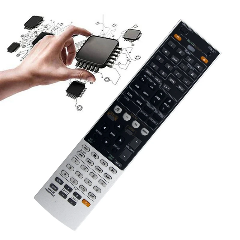 RAV336 WT92720US Replace Remote For Yamaha AV Receiver RX-A700 RX-V667 RX-A700BL HTR-6063 Sub Remote RAV337 RAV338 Easy Install