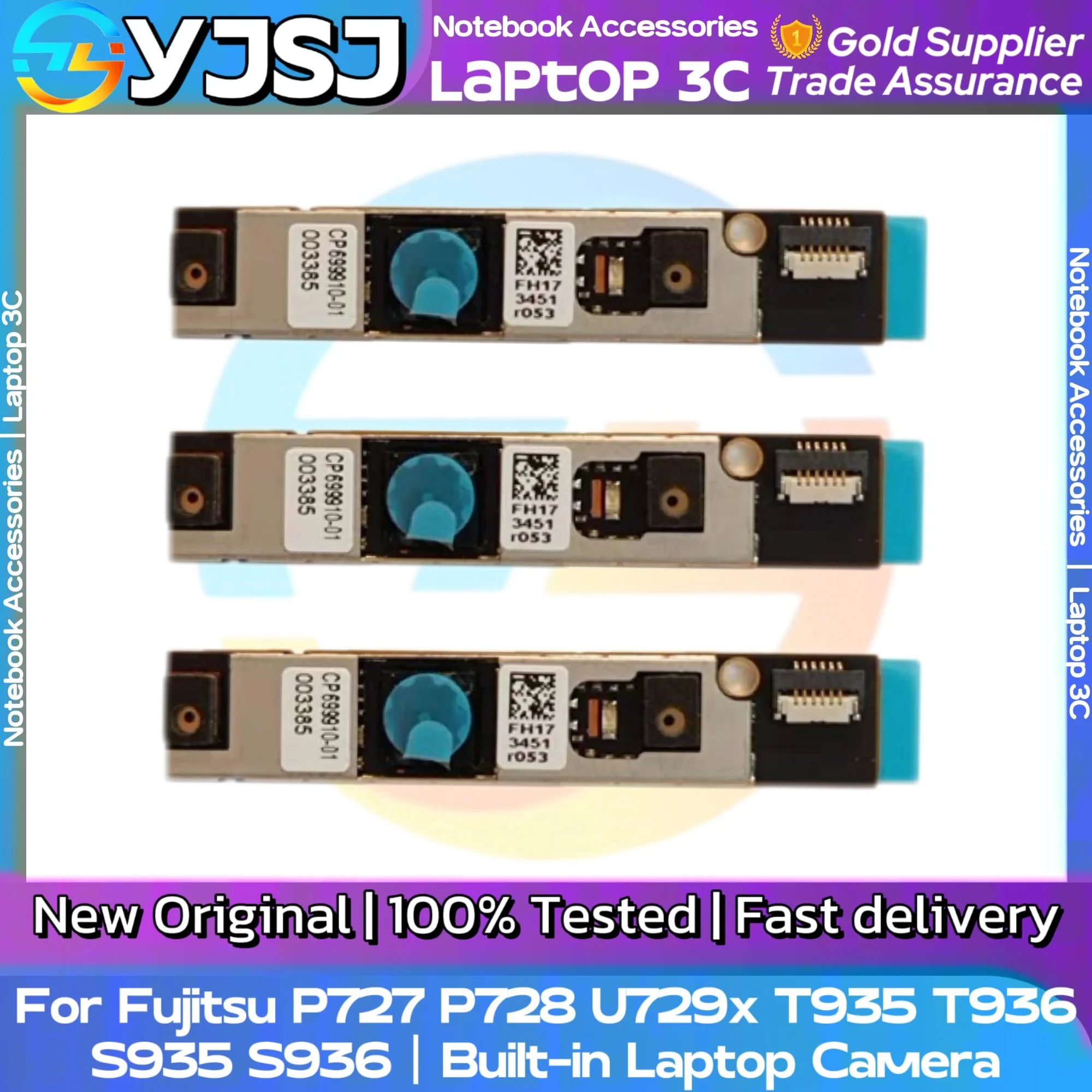 

New Original Laptop Notebook Camera For Fujitsu P727 P728 U729x T935 T936 S935 S936 Front Camera Video Head Module