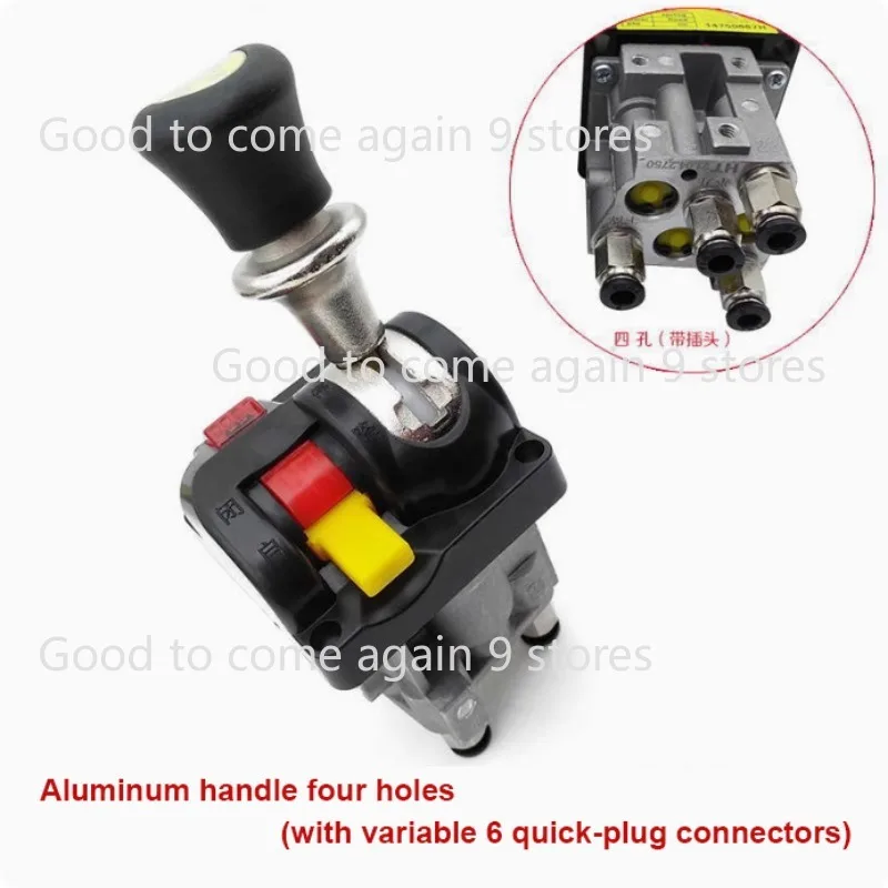 1pc best seller Heavy Truck Lift Hydraulic Control Valve Dump Trucks Slow Lowering Handle Switch 3/4Holes