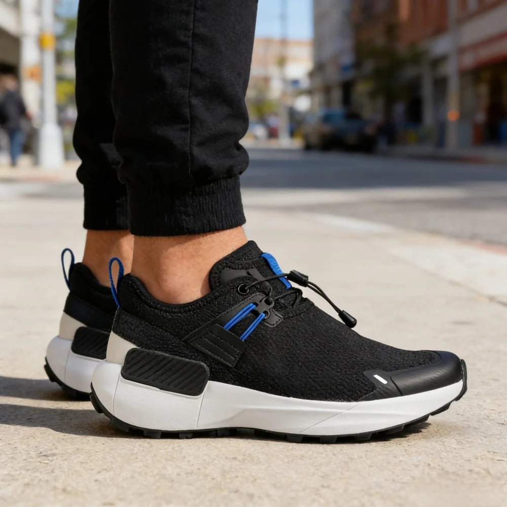 Fashion Luxury Brand Athletic Shoes Men Trekking Jogging Training Breathable Mesh Sneaker Street Lazy Loafers Outdoor Barefoot