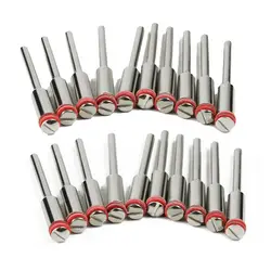 20 개/대 2.35/3.0mm 핸들/스틸 나사 맨드릴 생크 커터-오프 홀더 Dremel 로타리 액세서리 도구 디스크 맨드릴