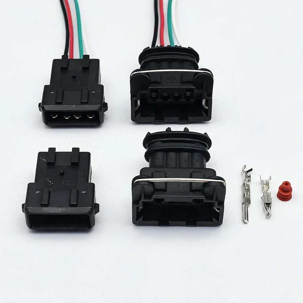 1 Set 4 Pin 3.5mm 282192-1 car Junior Power Timer Socket Plug Automotive Oxygen Sensor Connector Ignition Coil Plug