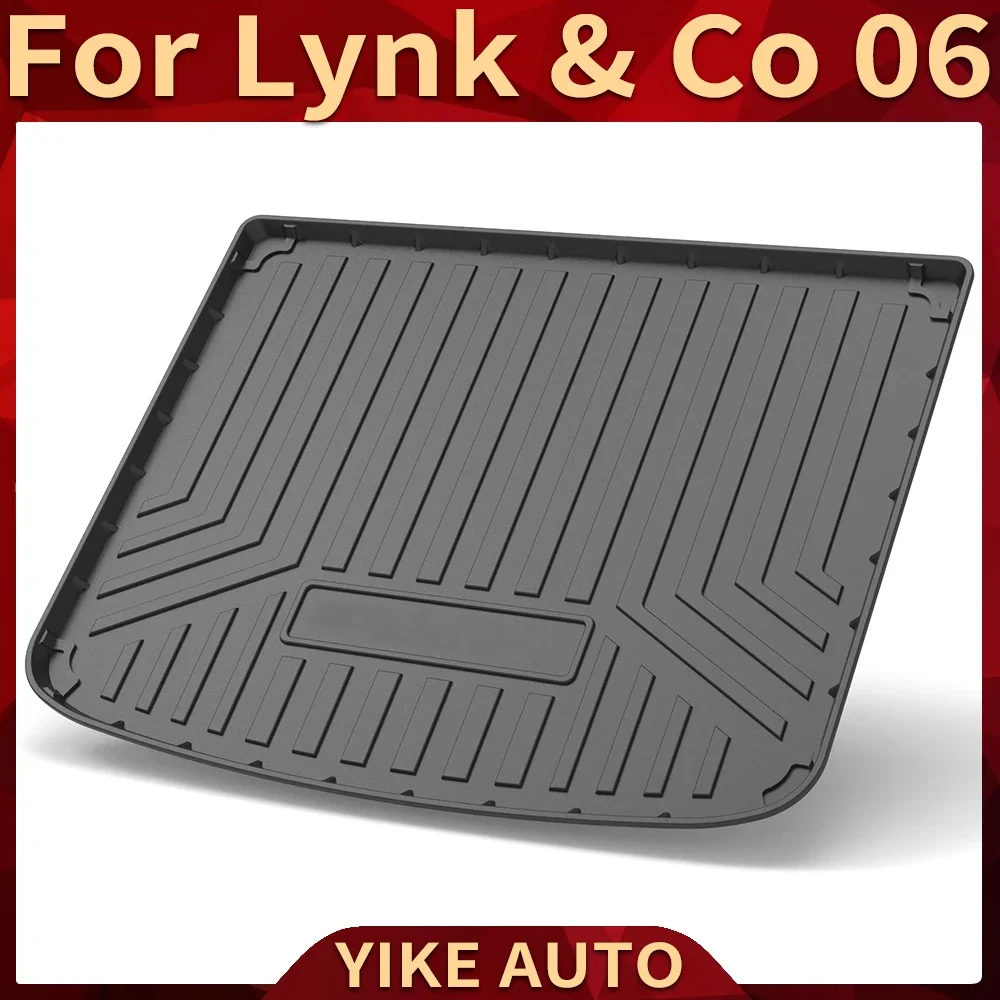 

Для Lynk & Co 06 2020-2024 автомобильный грузовой вкладыш всепогодный TPE нескользящий коврик в багажник водонепроницаемый лоток аксессуар для ковра багажника