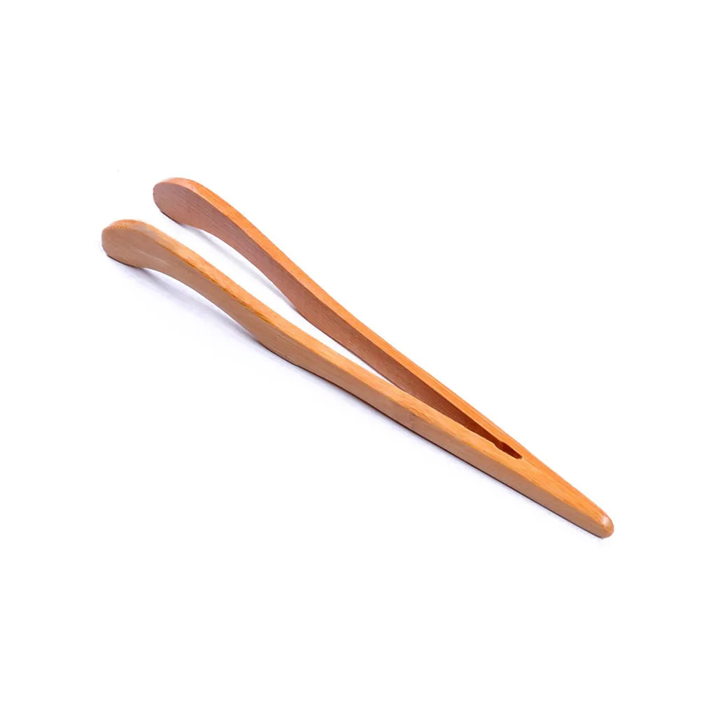 Bamboo Tea Clip Eco-Friendly Teacup Clamp for Teahouses Offices Meeting Rooms 17.5x1x1.5cm Tea Accessories Supplies