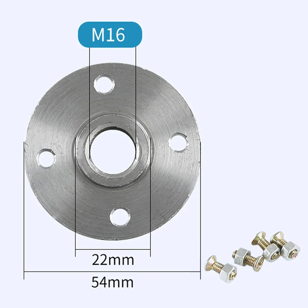 Imagem -03 - Flange para Conectar a Lâmina de Serra Disco de Corte com Rebarbadora M10 M16 M10 20 mm 22 mm 25.4 mm Hardware Peça