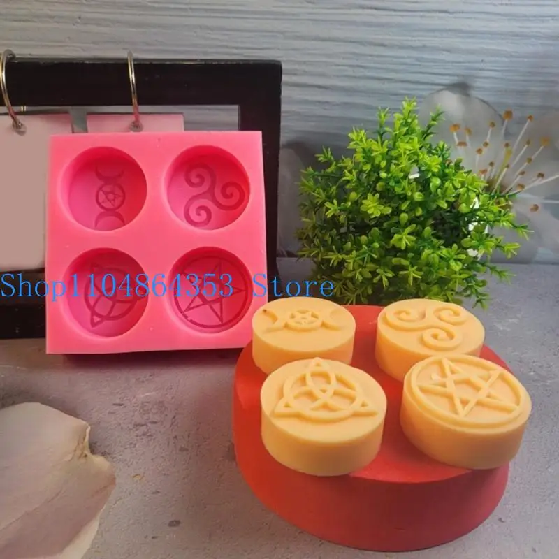 

Многоразовые прочные силиконовые формы с символом, аксессуары для дома, украшение для клиентов, создание свечей, идеально подходящие для подарков