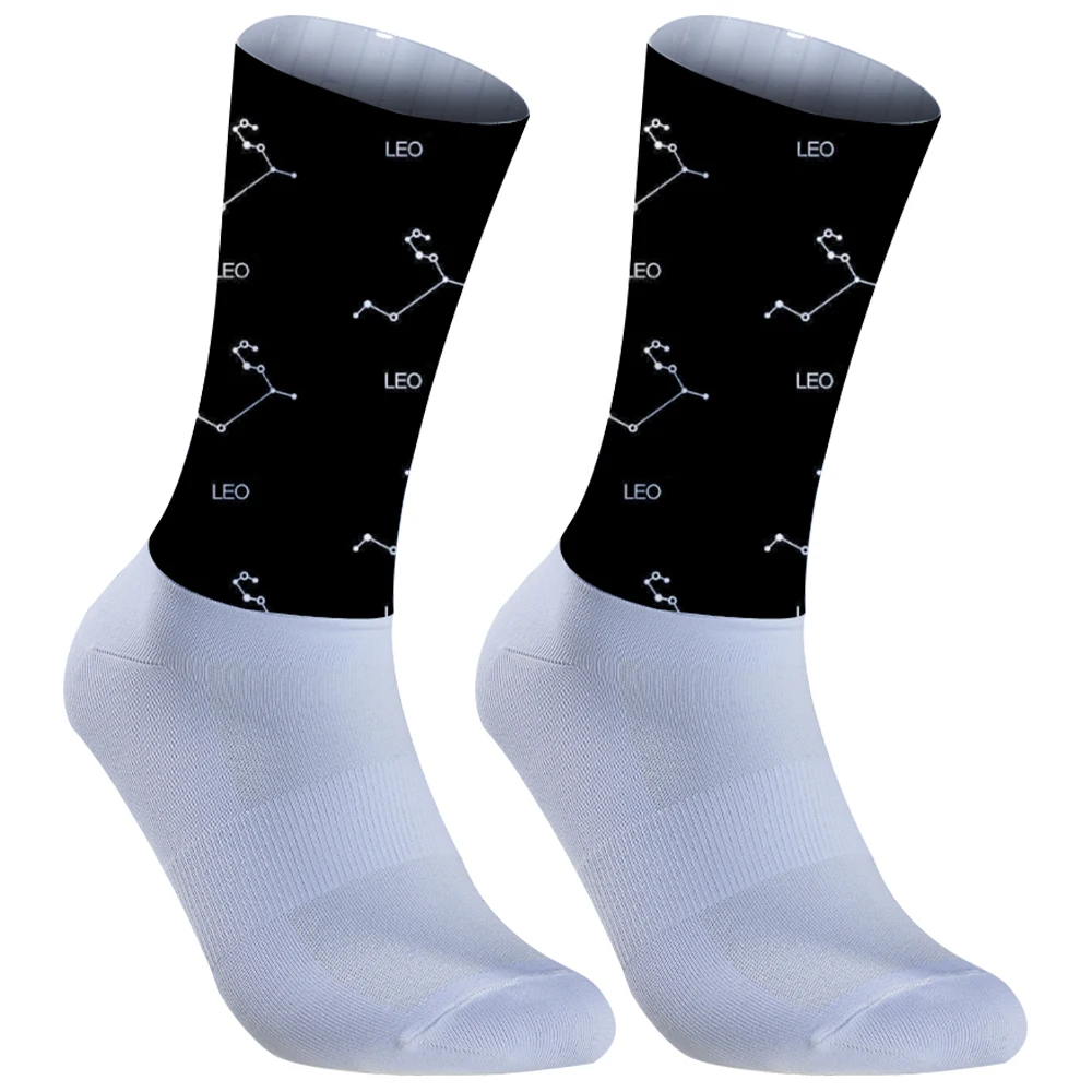 Silikon Aero Socken Sport rutsch feste 2024 neue Sommer Radfahren Outdoor Rennrad Socken