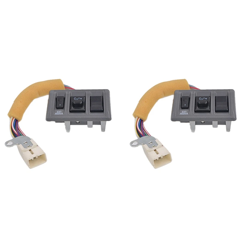 2X Car Front Right Side Electric Power Window Master Switch For Toyota Hiace 1994 1995 8482026021 84820-26021