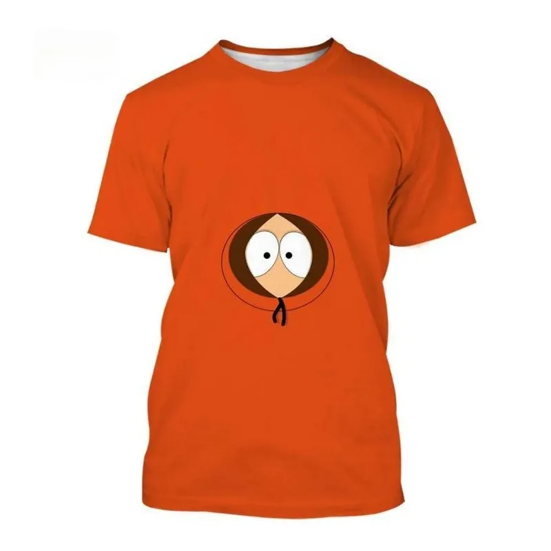 

South Park Crazy Funny Cartoon T-shirt Men Women Pure Cotton Casual Short Sleeve O-Neck Tee Cute Comic Clothing Tops