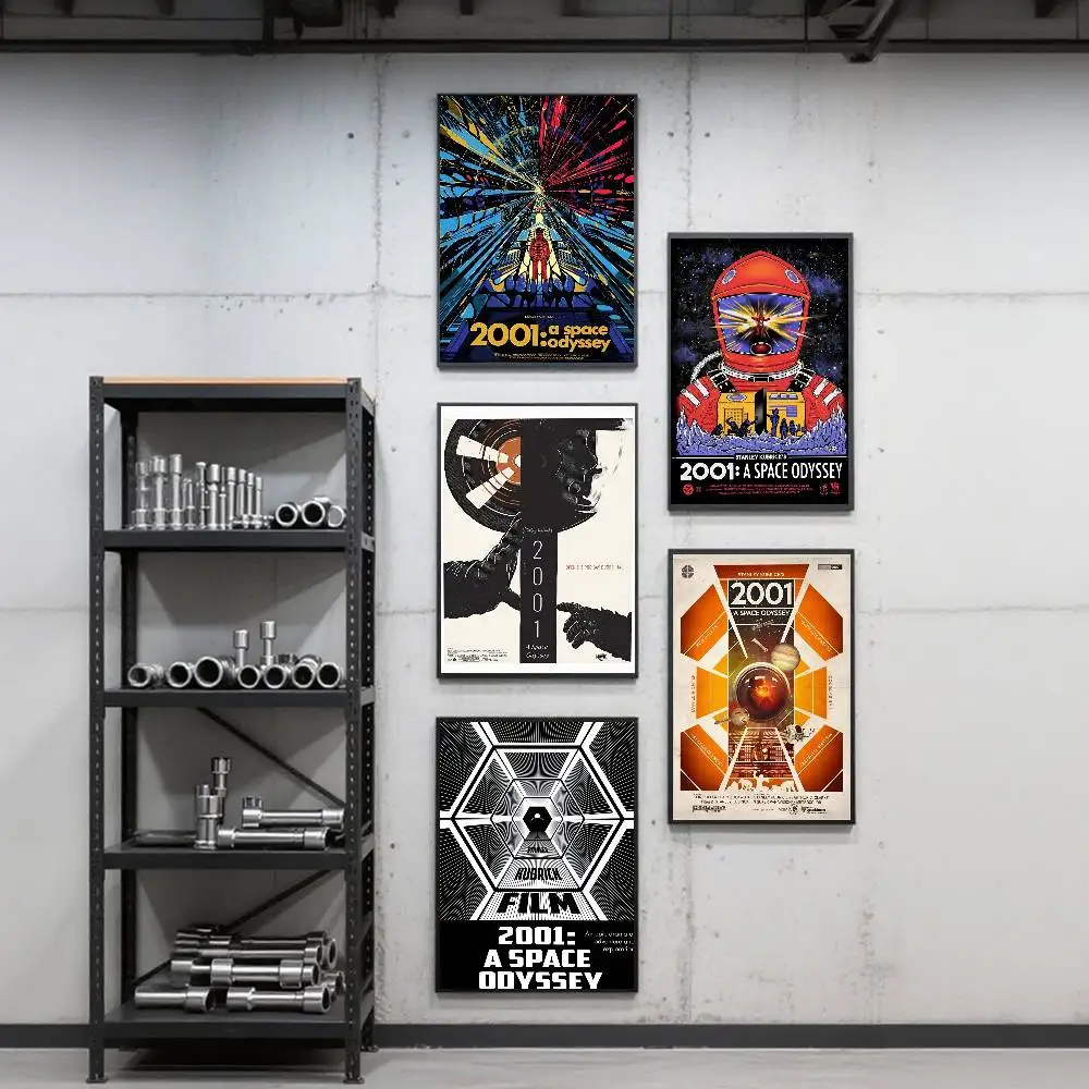 Science fiction movie 2001 A S-Space O-Odyssey Poster Art Print Anime Style Home Decor Ideal Gift Perfect Room Decor