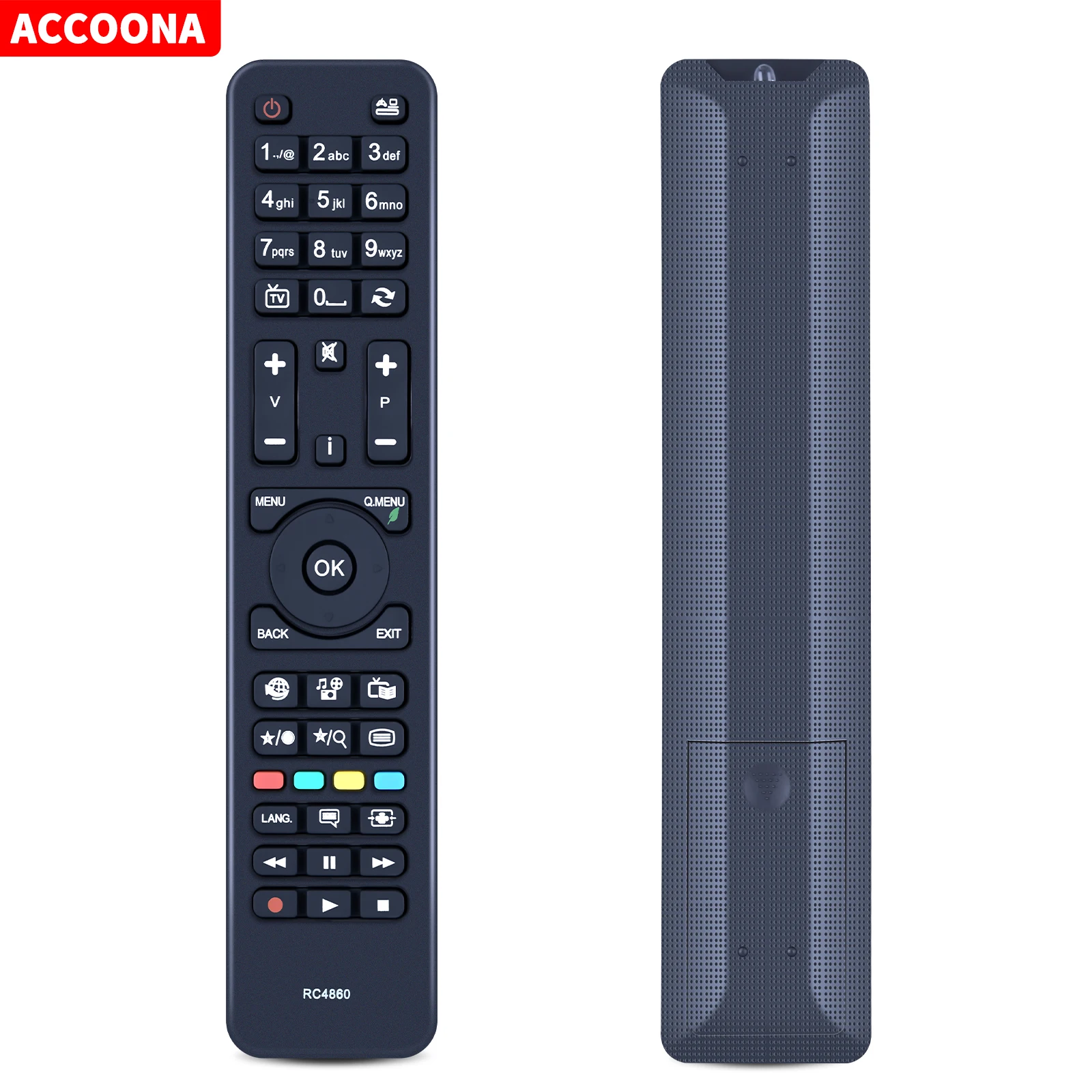 Mando a distancia RC4860 para TV Hitachi/Telefunken 32, TFNSFVPFHD/42HXT12U, PXPE