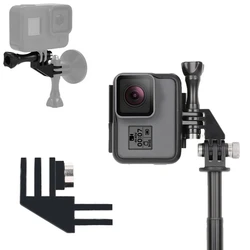 Dikey ateş dağı 90 derece adaptör ayarı çok dönüşüm kol Gopro Hero 11 10 9 8 SJCAM DJI OSMO Action2