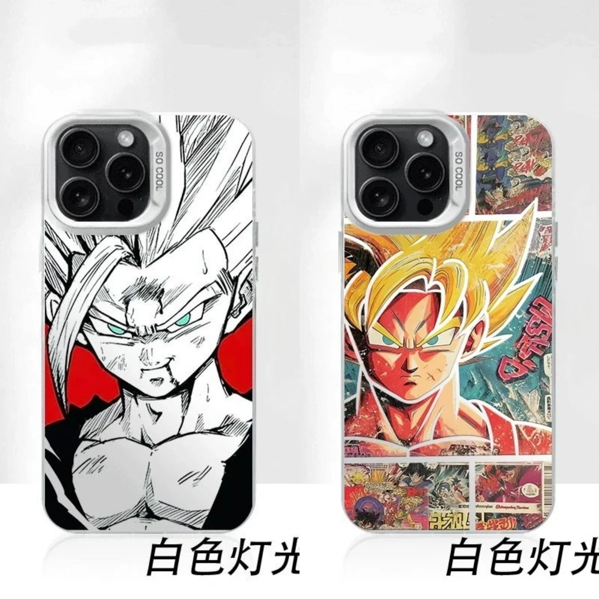 Dragon Ball Z Son Goku Gohan Handyhülle für iPhone 18 12 13 14 15 16 17 Pro Max Plus Air 18Pro Animation Super Saiyan Rückseite